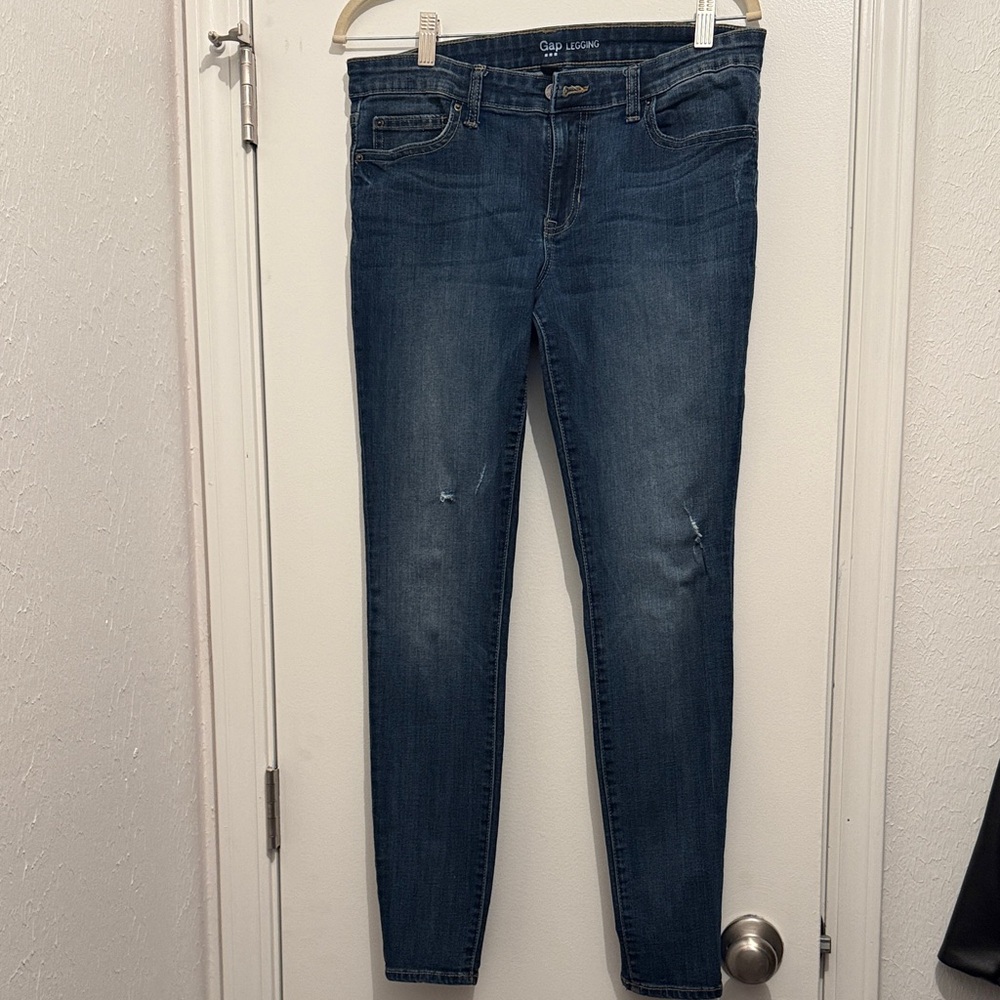 GAP Women's Dark Blue Skinny Jeans